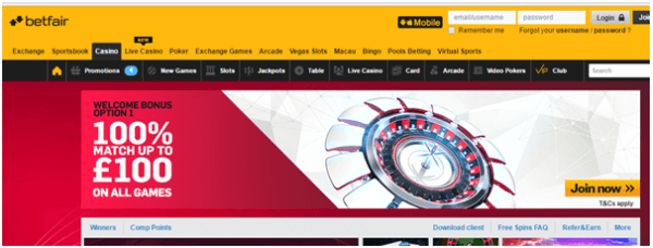 Betfair Casino