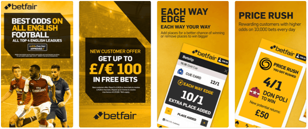 Betfair casino app UK
