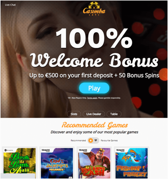 Casimba UK Casino