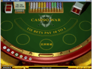 Casino War game from Microgaming