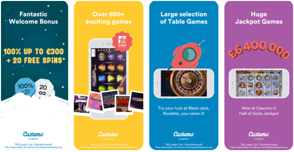 Casumo Casino UK Mobile