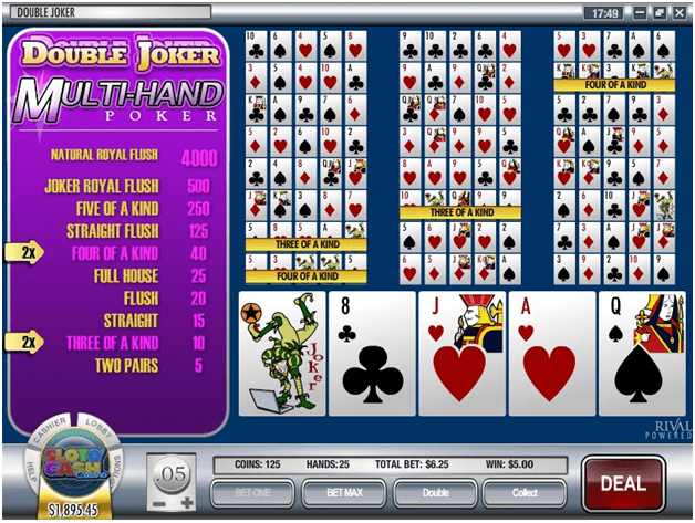 Double Joker Multihand poker