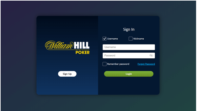 How to get started at William Hill Poker
