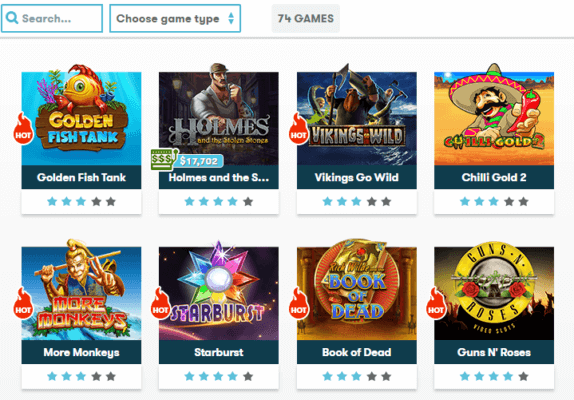 Intercasino Games