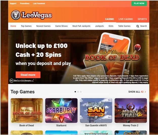 Leo Vegas UK Casino