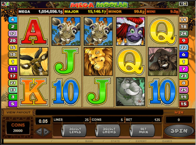 Mega Moolah slots