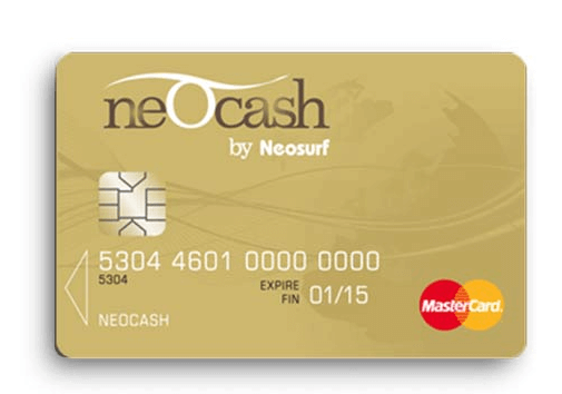 Neosurf cards