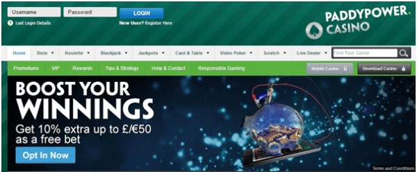 Paddy Power Casino