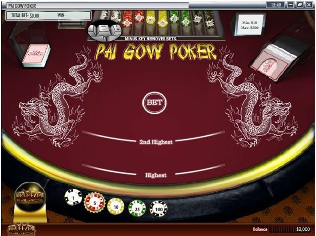 Pai Gow at Superior Casino to play