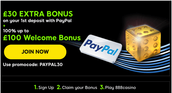 Play casino online with paypal card