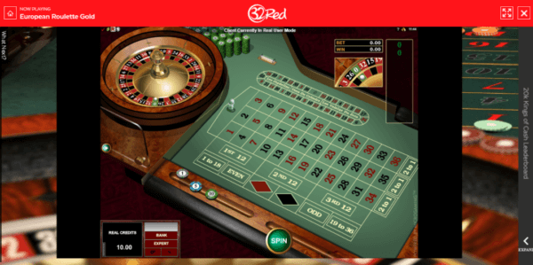 32Red Casino Roulette Table