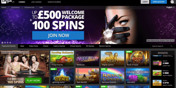 Enter Hopa's Online Casino