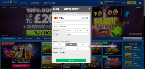 Online Payment Scratch2Cash