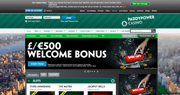 PaddyPower, A Great Online Casino