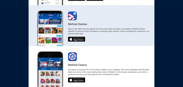 Download the Betfred apps!