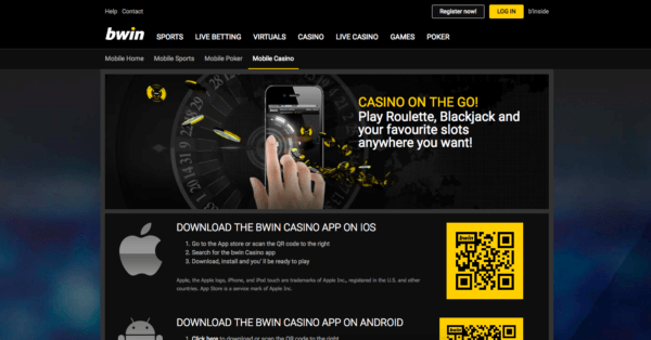 bWin is compatible both on IOS and Android.