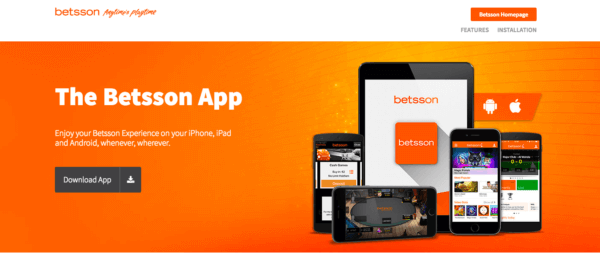 Betsson is Available on Every Platfom