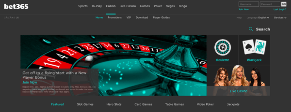 Bet365, a Great Online Casino