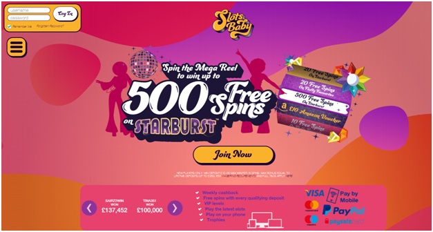 Slots baby new UK online casino