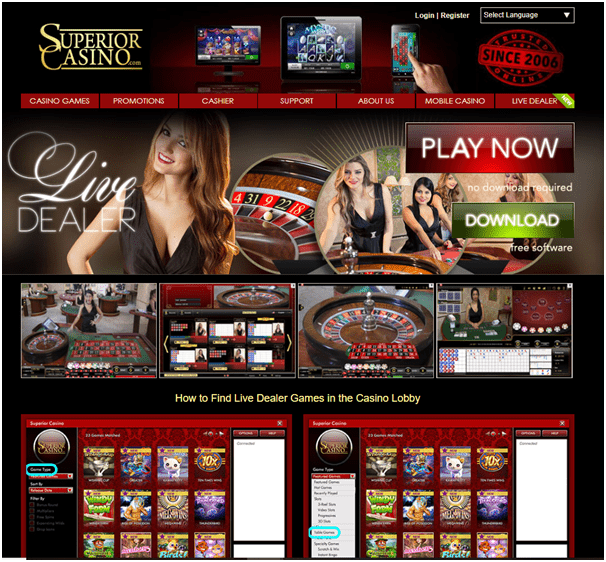 Superior live casino