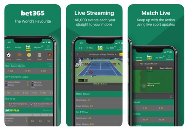 Bet 365 Bookie app