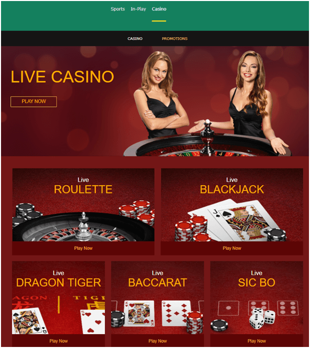 bet365 live casino games